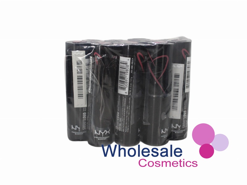 8 x NYX Professional Shout Loud Satin Lipstick - 04 CHIC